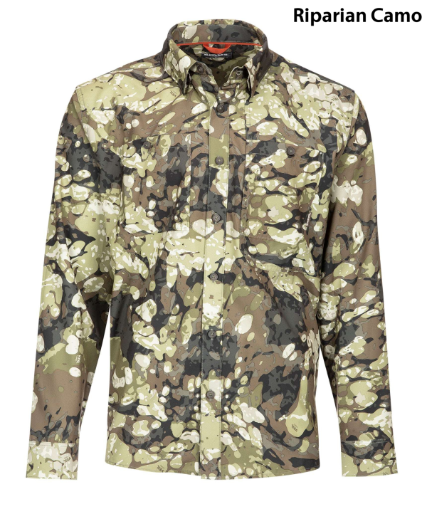 Simms Double Haul Shirt Riparian Camo Simms Double Haul Shirt Riparian Camo